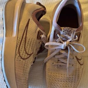 Nike Women's Tan and Brown Sneakers